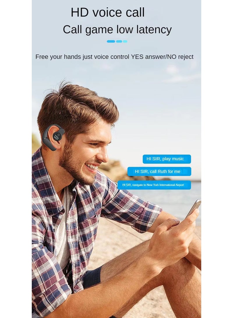 Chappeline BL18 Real Bluetooth wireless Earbuds with LED Indicator for Battery Level - Black - Image 3